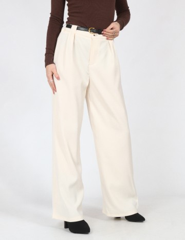 Pantaloni SHEIN, crem