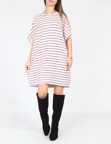 Rochie scurta Pull&Bear, alb Alb