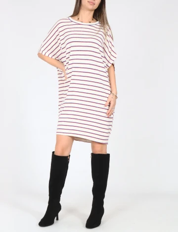 Rochie scurta Pull&Bear, alb Alb