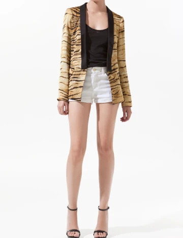 Blazer Zara, animal print Animal print