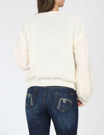 Bluza SHEIN, crem Crem