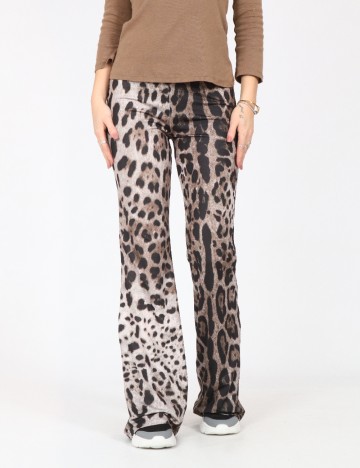Pantaloni Samdan, animal print