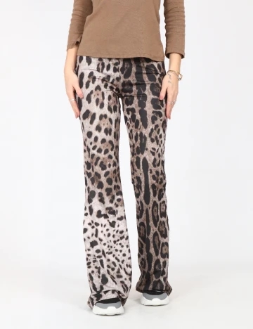 Pantaloni Samdan, animal print Animal print