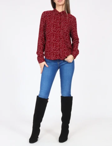 Camasa Bershka, visiniu Rosu