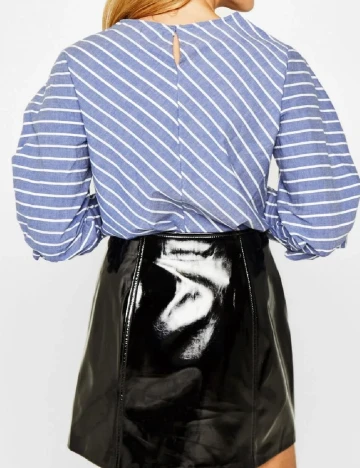 Bluza Bershka, albastru Albastru