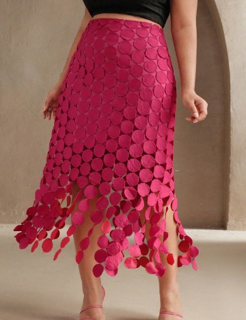 
						Fusta SHEIN CURVE, roz