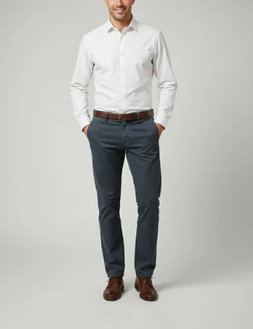 Pantaloni Zara, bleumarin Albastru