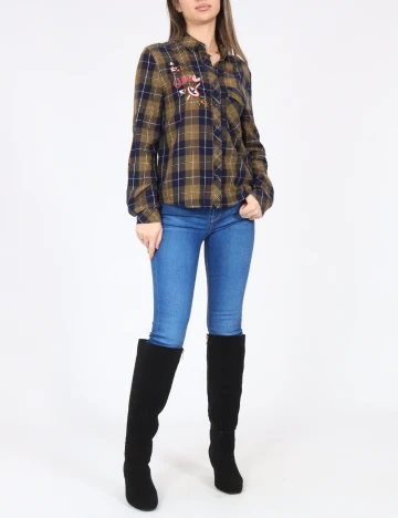 Camasa Bershka, kaki Verde