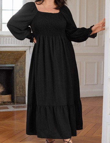 
						Rochie lunga SHEIN CURVE, negru