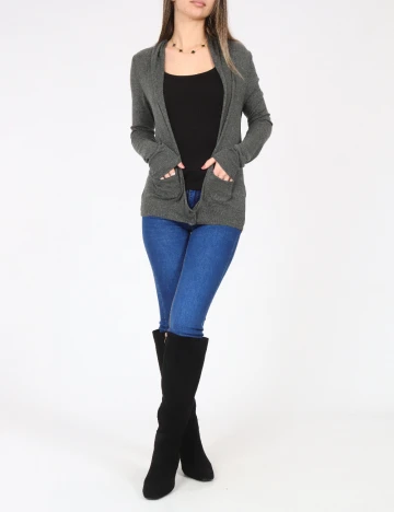 Cardigan Zara, gri Gri