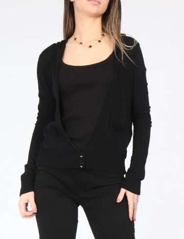 Cardigan Zara, negru Negru
