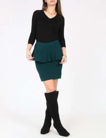 Fusta Bershka, verde Verde