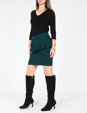 Fusta Bershka, verde Verde