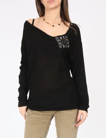 Bluza Zara, negru Negru