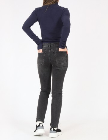 Blugi Pull&Bear, gri inchis