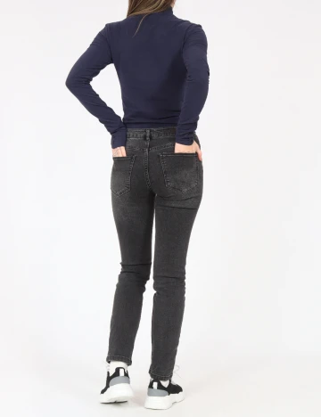 Blugi Pull&Bear, gri inchis Gri