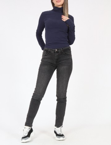 Blugi Pull&Bear, gri inchis