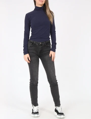 Blugi Pull&Bear, gri inchis Gri