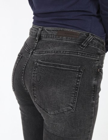 Blugi Pull&Bear, gri inchis