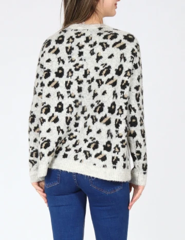 Pulover Pull&Bear, gri Gri