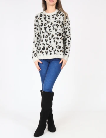 Pulover Pull&Bear, gri Gri