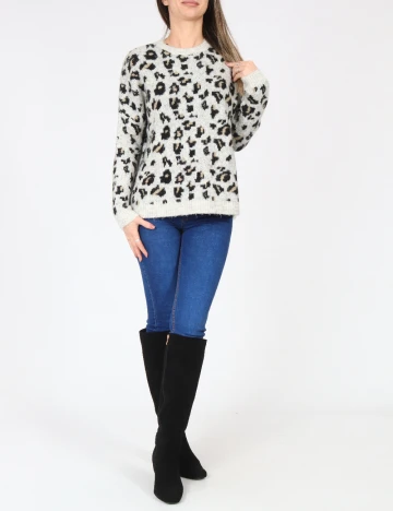 Pulover Pull&Bear, gri Gri