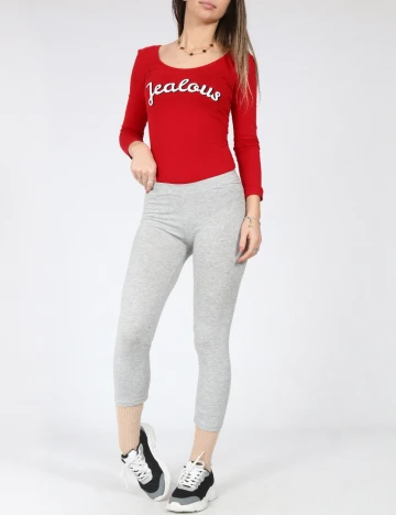 Colanti trei sferturi Pull&Bear, gri Gri