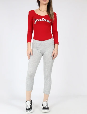 Colanti trei sferturi Pull&Bear, gri Gri