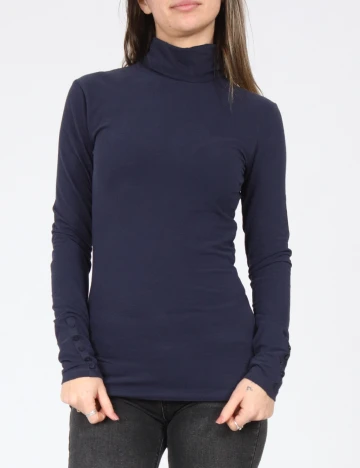 Bluza Bershka, bleumarin Albastru