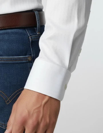 Camasa Zara, alb Alb