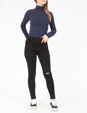 Blugi Bershka, negru Negru