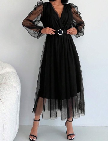 
						Rochie medie SHEIN, negru