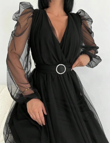 Rochie medie SHEIN, negru Negru