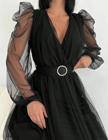 Rochie medie SHEIN, negru Negru