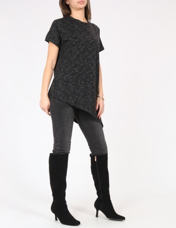 Bluza Oversize Pull&Bear, gri inchis