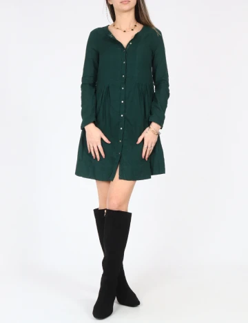 Rochie scurta Zara, verde Verde