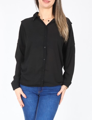 Camasa Bershka, negru