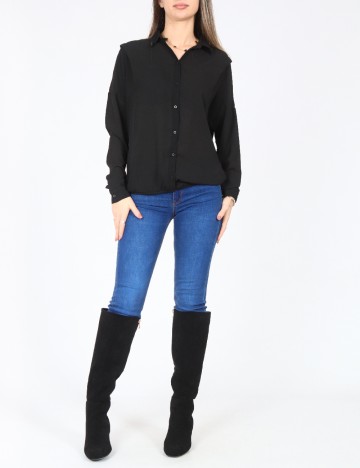 Camasa Bershka, negru