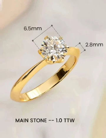 Inel marimea 11 SHEIN, auriu Galben