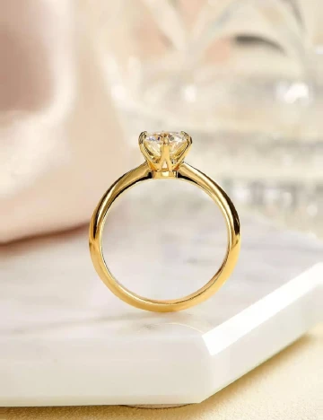 Inel marimea 11 SHEIN, auriu Galben