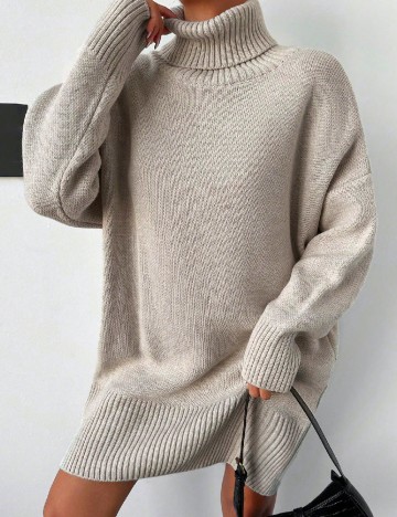 Rochie scurta SHEIN, bej