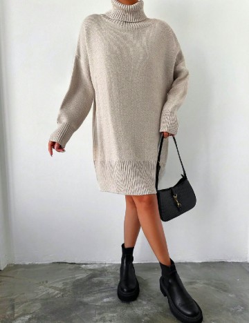 Rochie scurta SHEIN, bej