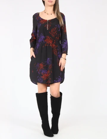 Rochie medie Zara, negru Negru