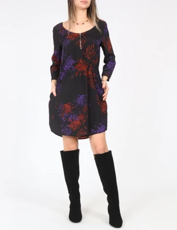 Rochie medie Zara, negru Negru