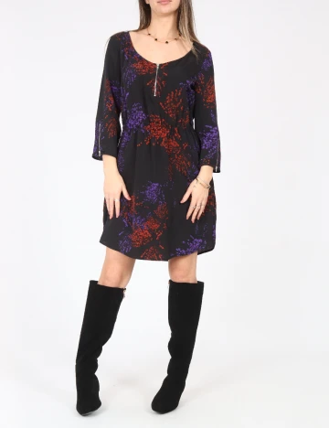 Rochie medie Zara, negru Negru