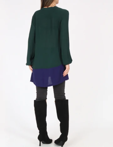 Camasa Zara, verde/albastru Verde