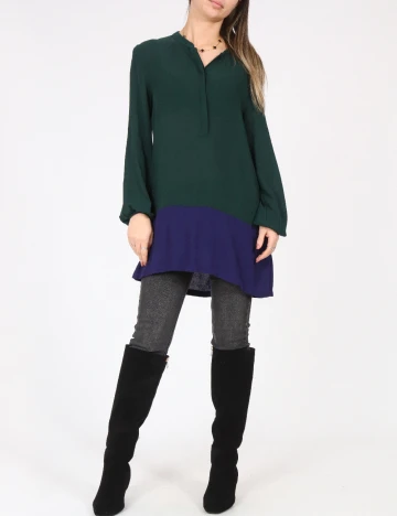 Camasa Zara, verde/albastru Verde