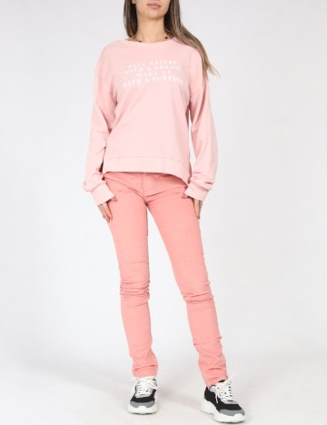 Pantaloni Zara, somon