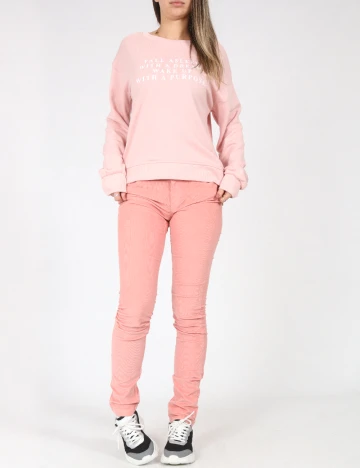 Pantaloni Zara, somon