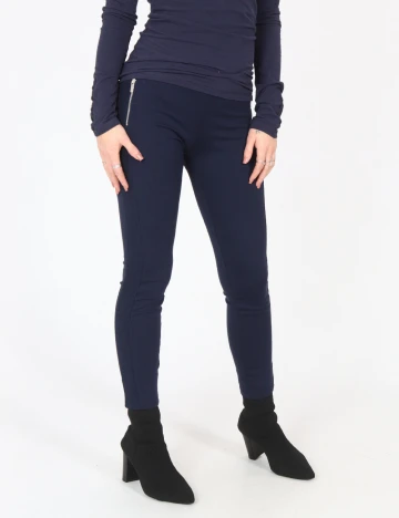 Pantaloni Zara, bleumarin